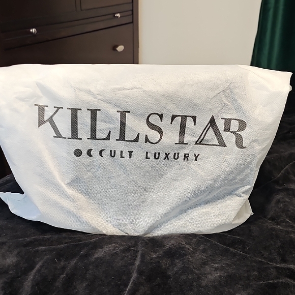 Killstar Black Embossed Crossbody Bag - Picture 7 of 7